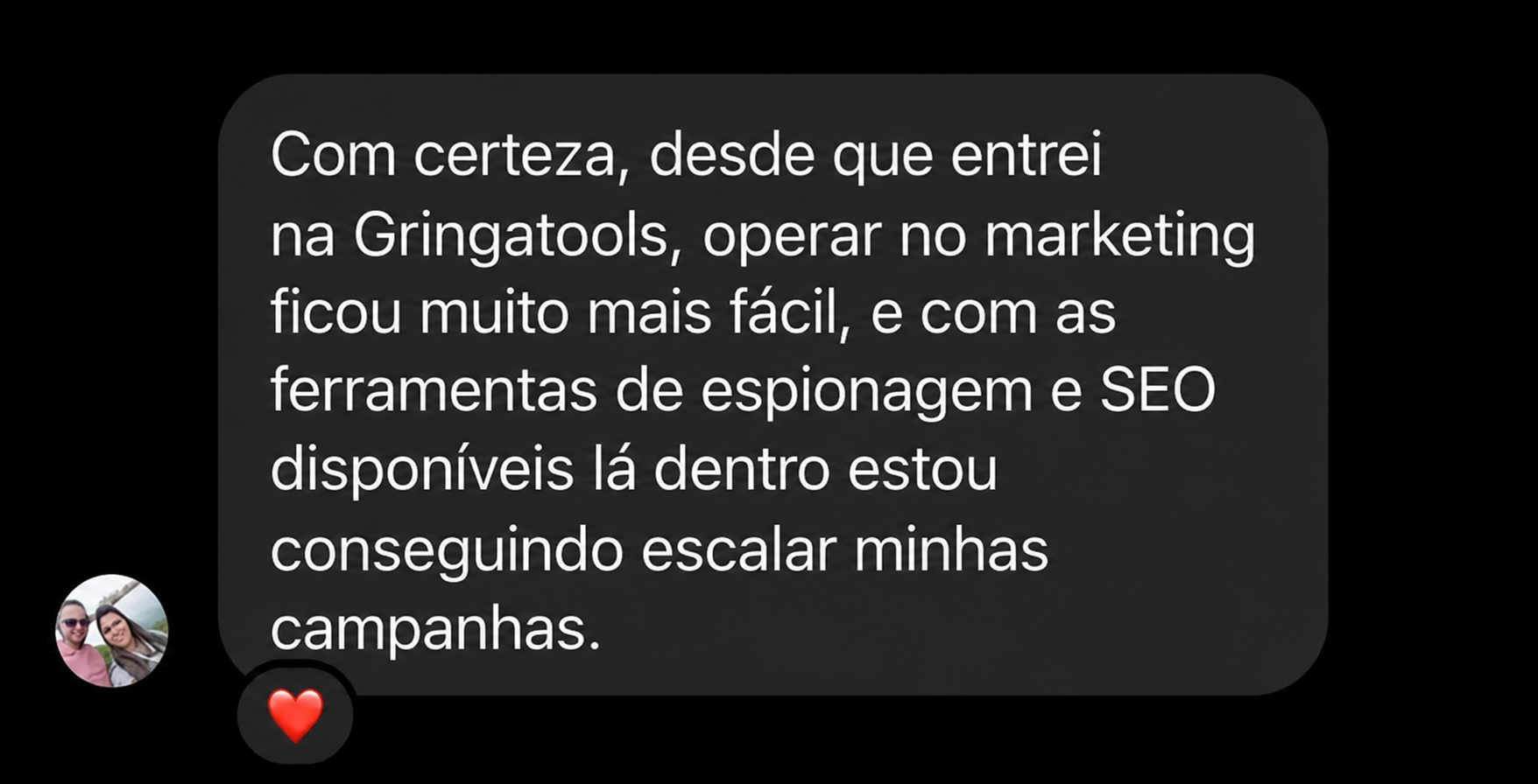 Depoimento de membro da Gringatools 2