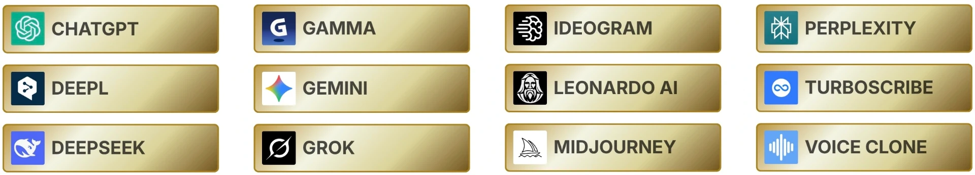Ferramentas de IA incluídas na Gringatools