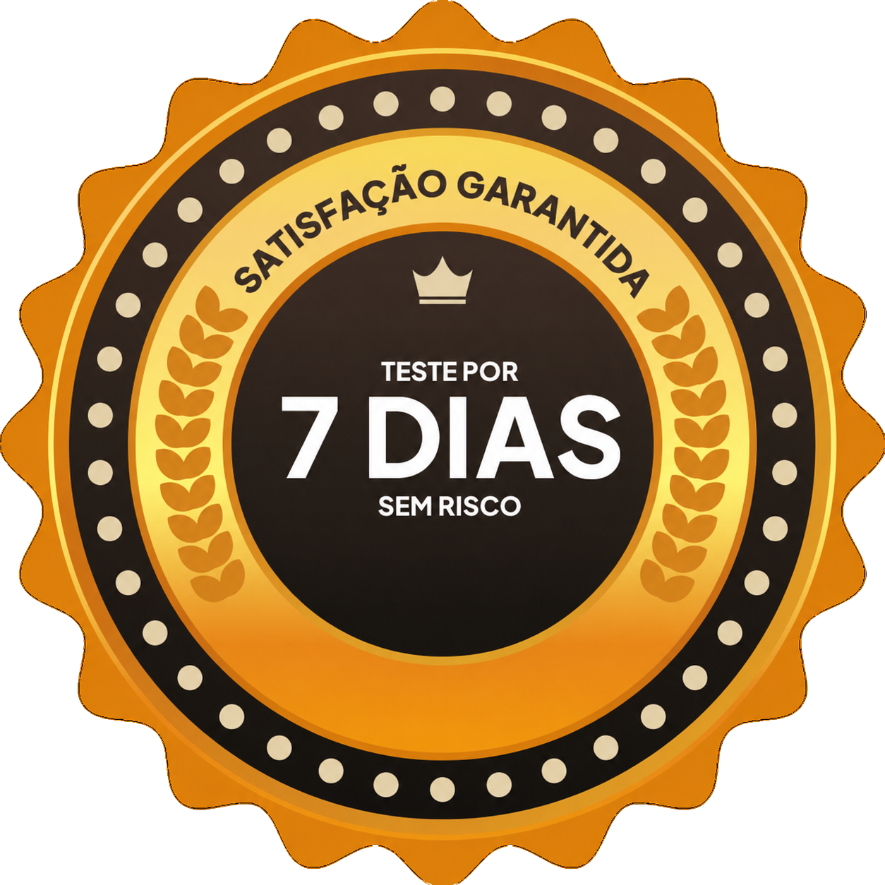 Satisfação garantida: teste por 7 dias sem risco