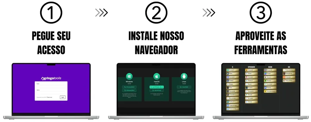 Passo a passo: pegue seu acesso, instale nosso navegador e aproveite as ferramentas