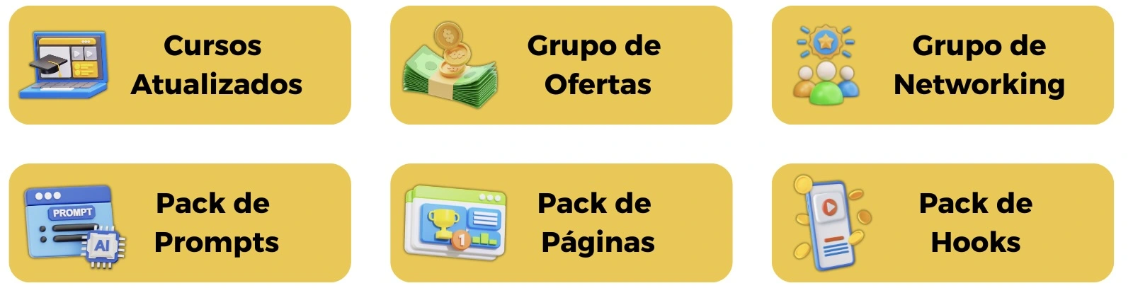 Recursos especiais incluídos