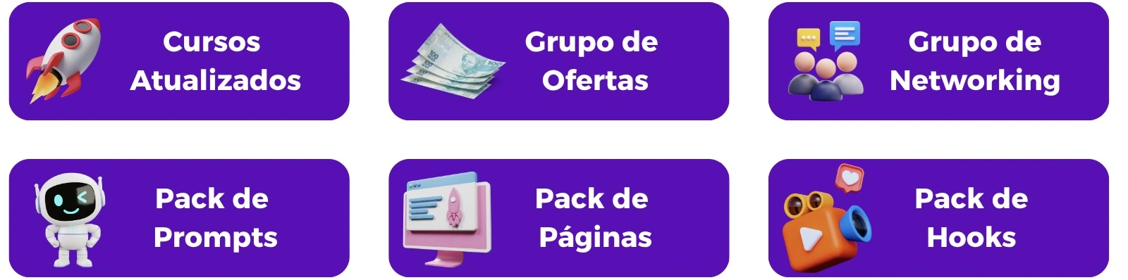 Recursos especiais incluídos