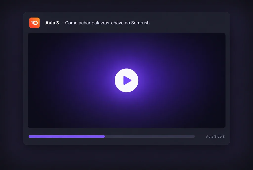 Aula em vídeo de uma ferramenta