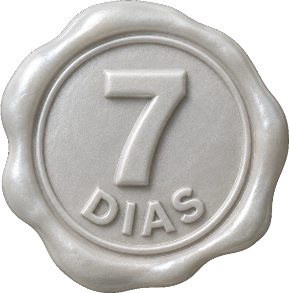 Selo de garantia de 7 dias