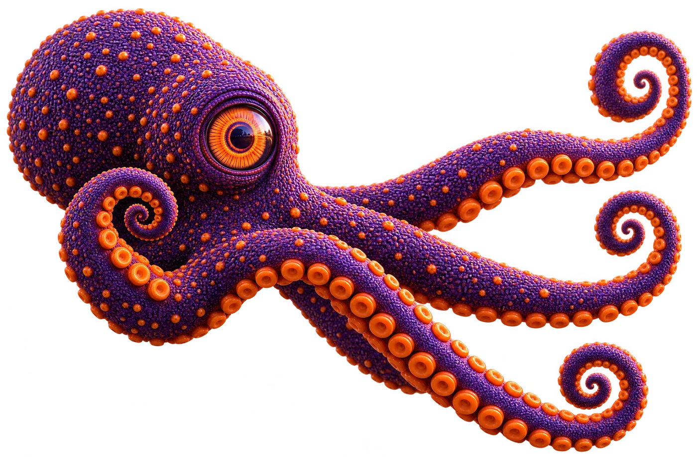 Polvo roxo em 3D, o símbolo da Gringatools